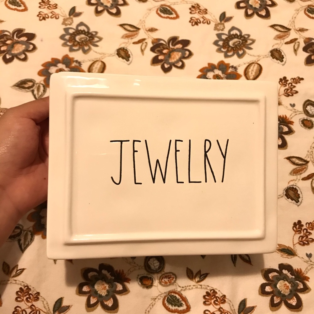 Rae Dunn JEWELRY Ceramic Organization Box